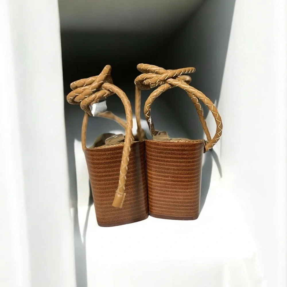 🌻NEW w/box SAM EDELMAN Bodhi Block Heel Sandals | Size 7 - Picture 4 of 15